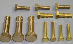 Brass DIN 933 Hex bolts and Set Screws Cap Screws