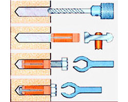 Brass Anchors Brass Drop In anchors